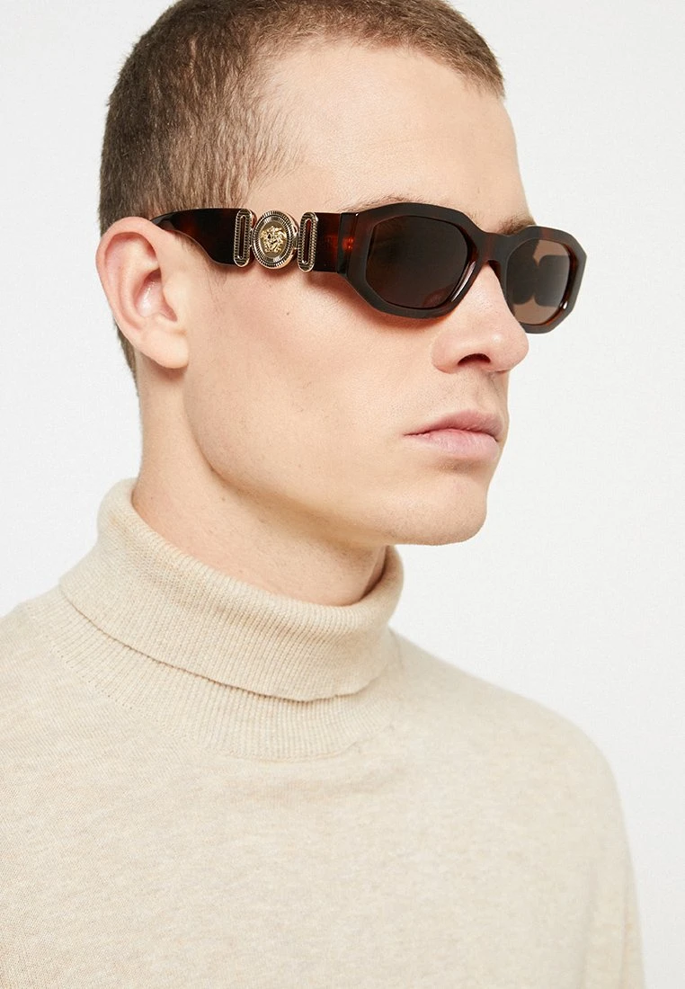 Versace Biggie Unisex - Occhiali Da Sole - Havana 3 Versace Biggie Unisex - Occhiali Da Sole - Havana - immagine 3