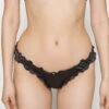 Versace Brazilian BriefPerizomaBlack Donna Intimo 1VE81R01G-Q11