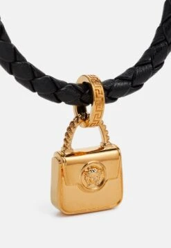 Versace Bracelet UnisexBraccialeBlack/Gold-Coloured Uomo Gioielli 1VE54L06N-Q11 -Accessories 95f5706c86364706ba02d6b4a330697e