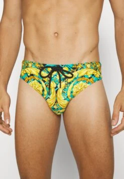 Versace Swim Vita Recycled Cocco BaroccoCostume Da BagnoGlacier Green/Black/Gold Uomo Moda Mare 1VE82H01T-M11 -Accessories 9b48b80b130d4d338dce4e970426d4c8