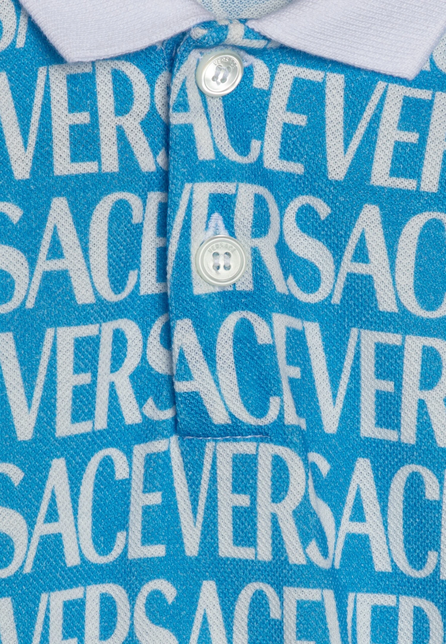 Versace Baby Bodysuit Without Feet Kids UnisexPigiamaAzzurro/Bianco Bambini Intimo E Per La Notte 1VE86A00A-K11 3 Versace Baby Bodysuit Without Feet Kids UnisexPigiamaAzzurro/Bianco Bambini Intimo E Per La Notte 1VE86A00A-K11 - immagine 3