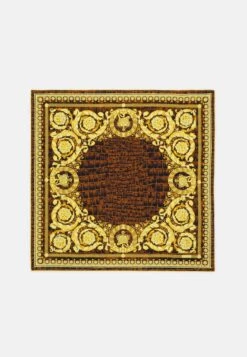 Versace Foulard UnisexFoulardCaramel/Black/Gold Donna Sciarpe 1VE54G01M-Q11