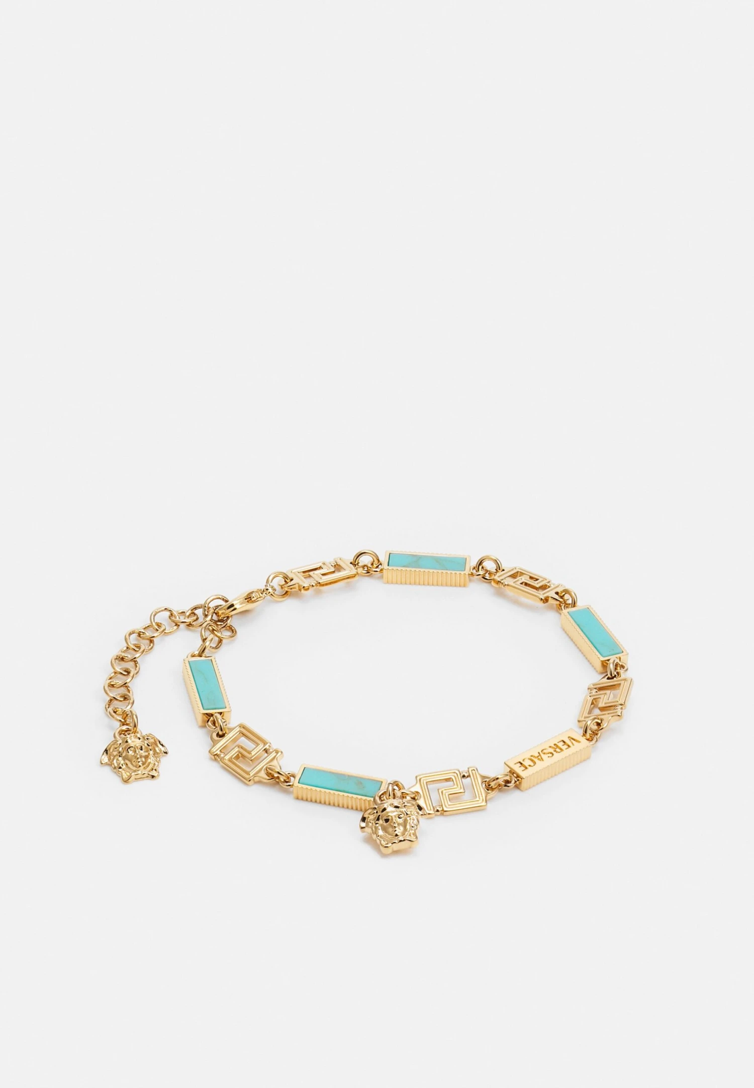 Versace Bracelet Unisex - Bracciale - Gold/Turquoise 1 Versace Bracelet Unisex - Bracciale - Gold/Turquoise