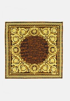 Versace Foulard UnisexFoulardCaramel/Black/Gold Uomo Foulard E Sciarpe 1VE54G01I-Q11