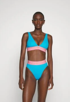 Versace TriangleBikini Pezzo SopraMediterranean Blue/Flamingo Donna Moda Mare 1VE81J00V-K11