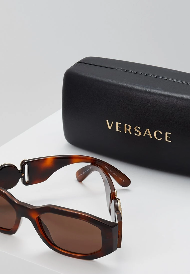 Versace Biggie Unisex - Occhiali Da Sole - Havana 4 Versace Biggie Unisex - Occhiali Da Sole - Havana - immagine 4