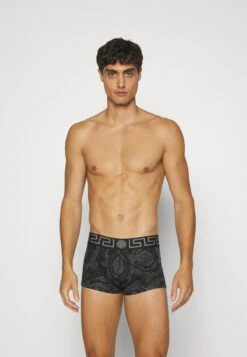 Versace Underwear Stretch Barocco All OverCulotteBlack/Grey Uomo Intimo 1VE82O01Z-Q12