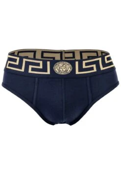 Versace 3-PackSlipA Black Blue White Uomo Intimo 1VE82O02A-Q11 -Accessories b1bd669965e84d1daaf46210bc94ed72