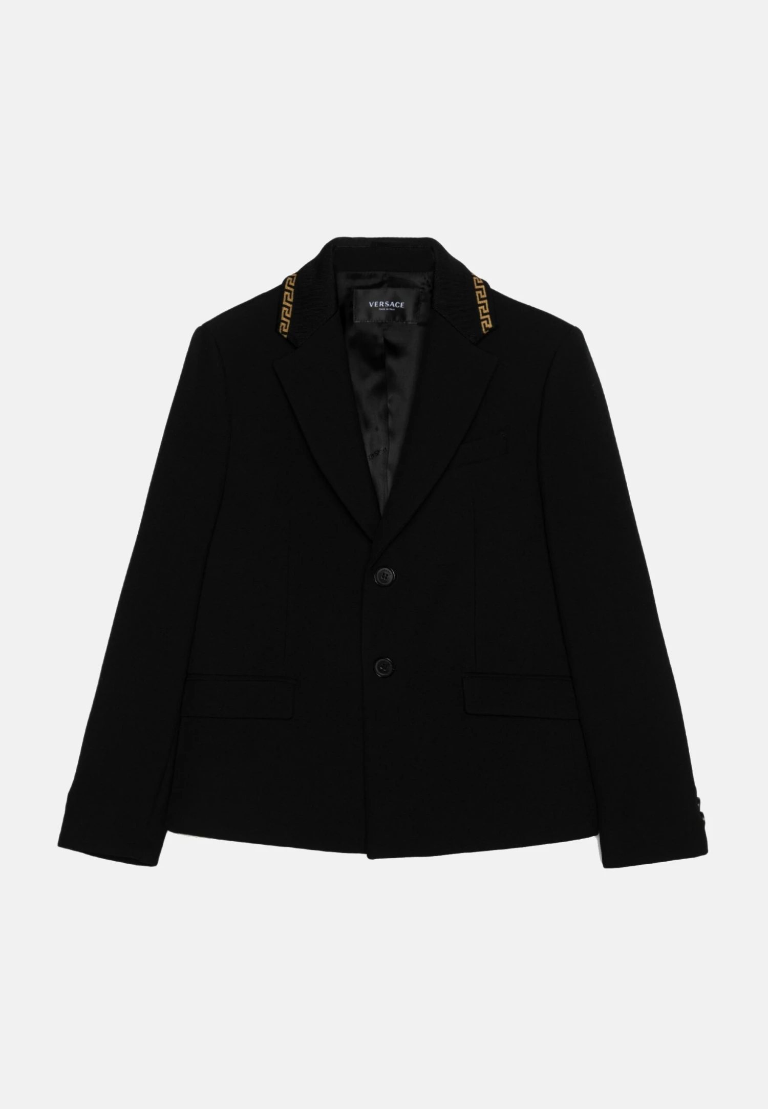 Versace Formal Jacket CadyGiacca EleganteNero/Oro Bambini Completi & Blazer 1VE24L001-Q11 1 Versace Formal Jacket CadyGiacca EleganteNero/Oro Bambini Completi & Blazer 1VE24L001-Q11