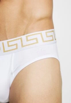 Versace Basso Intimo Uomo 2 Pack - Slip - Nero/Bianco/Oro -Accessories c3762d0bc3c84a4ea16550bfb95c2816