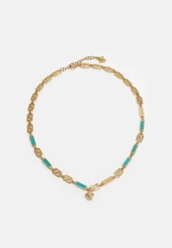 Versace Necklace UnisexCollanaGold-Coloured/Turquoise Donna Gioielli 1VE54L06B-K11