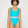Versace One PieceCostume Da BagnoMediterranean Blue/Flamingo Donna Moda Mare 1VE81G00K-K11