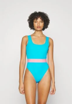 Versace One PieceCostume Da BagnoMediterranean Blue/Flamingo Donna Moda Mare 1VE81G00K-K11