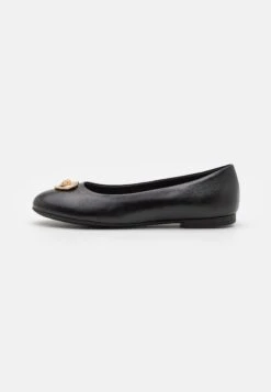 Versace Cuore Laminata - Ballerine - Nero/Oro