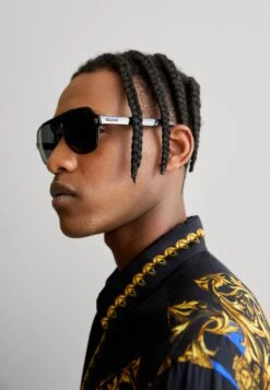 Versace Occhiali Da SoleBlack Uomo Occhiali Da Sole 1VE52K018-Q11