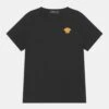 Versace Medusa UnisexT-Shirt BasicNero/Oro Bambini T-shirt & Top 1VE26G01I-Q11