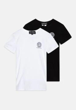 Versace Topeka Unisex 2 Pack T-Shirt BasicNero/Bianco Bambini T-shirt & Top 1VE24G00J-A12