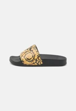 Versace Unisex - Ciabatte Da Mare - Black/Gold
