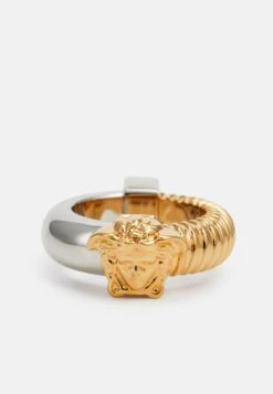 Versace UnisexAnelloGold-Coloured/Silver-Coloured Uomo Gioielli 1VE54L06J-F11 -Accessories e1c3290470fd4c589fcbae8378a0acb7