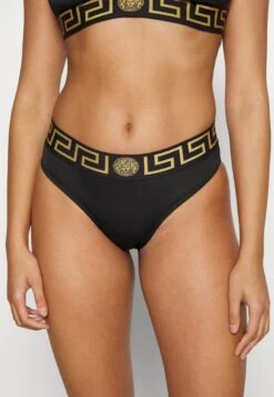 Versace BottomBikini Pezzo SottoBlack Donna Moda Mare 1VE81I00T-Q11