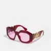 Versace Medusa BiggieOcchiali Da SoleTransparent Red Donna Occhiali Da Sole 1VE51K02X-G11