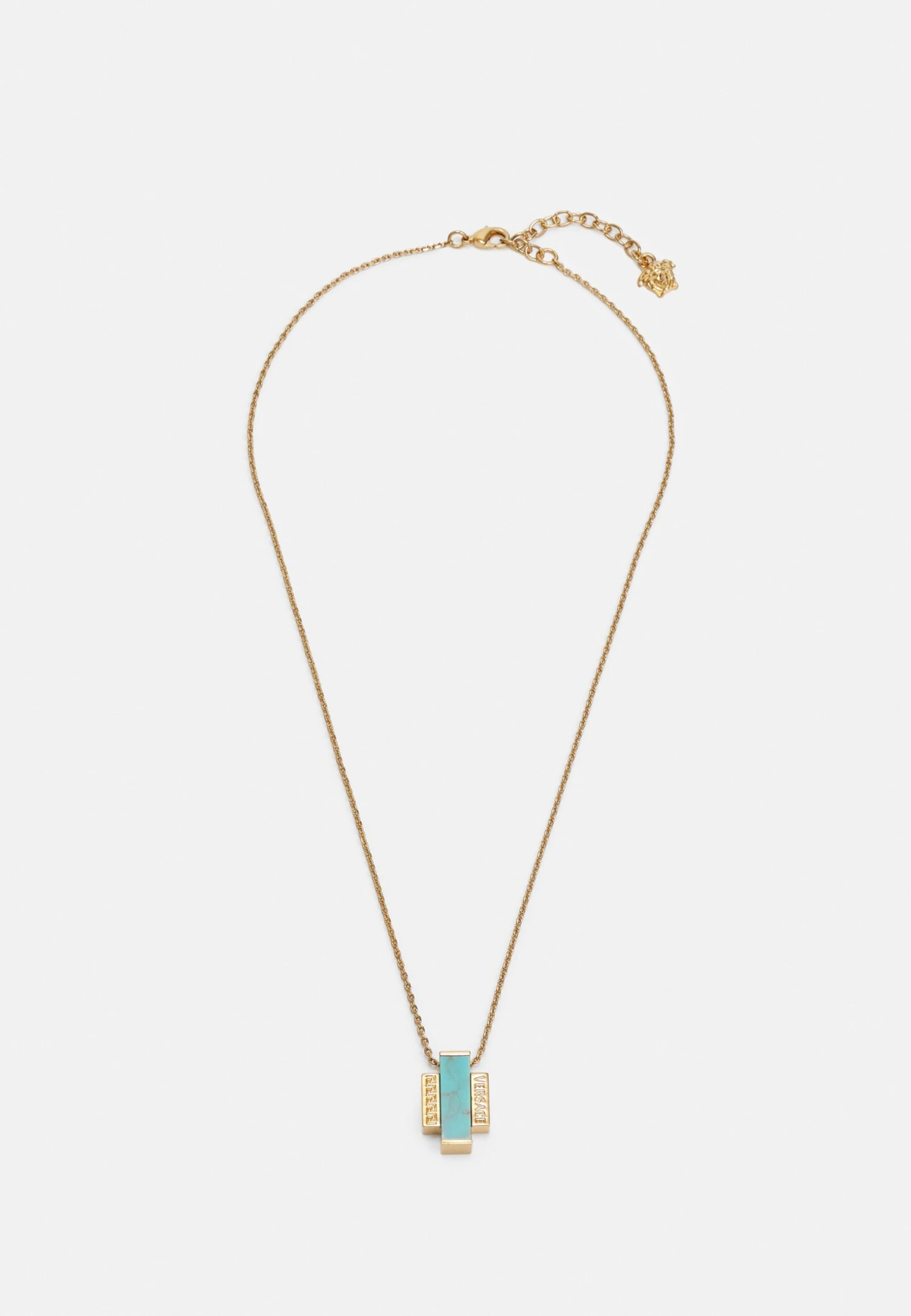 Versace Necklace UnisexCollanaGold-Coloured/Turquoise Uomo Gioielli 1VE54L06A-K11 1 Versace Necklace UnisexCollanaGold-Coloured/Turquoise Uomo Gioielli 1VE54L06A-K11