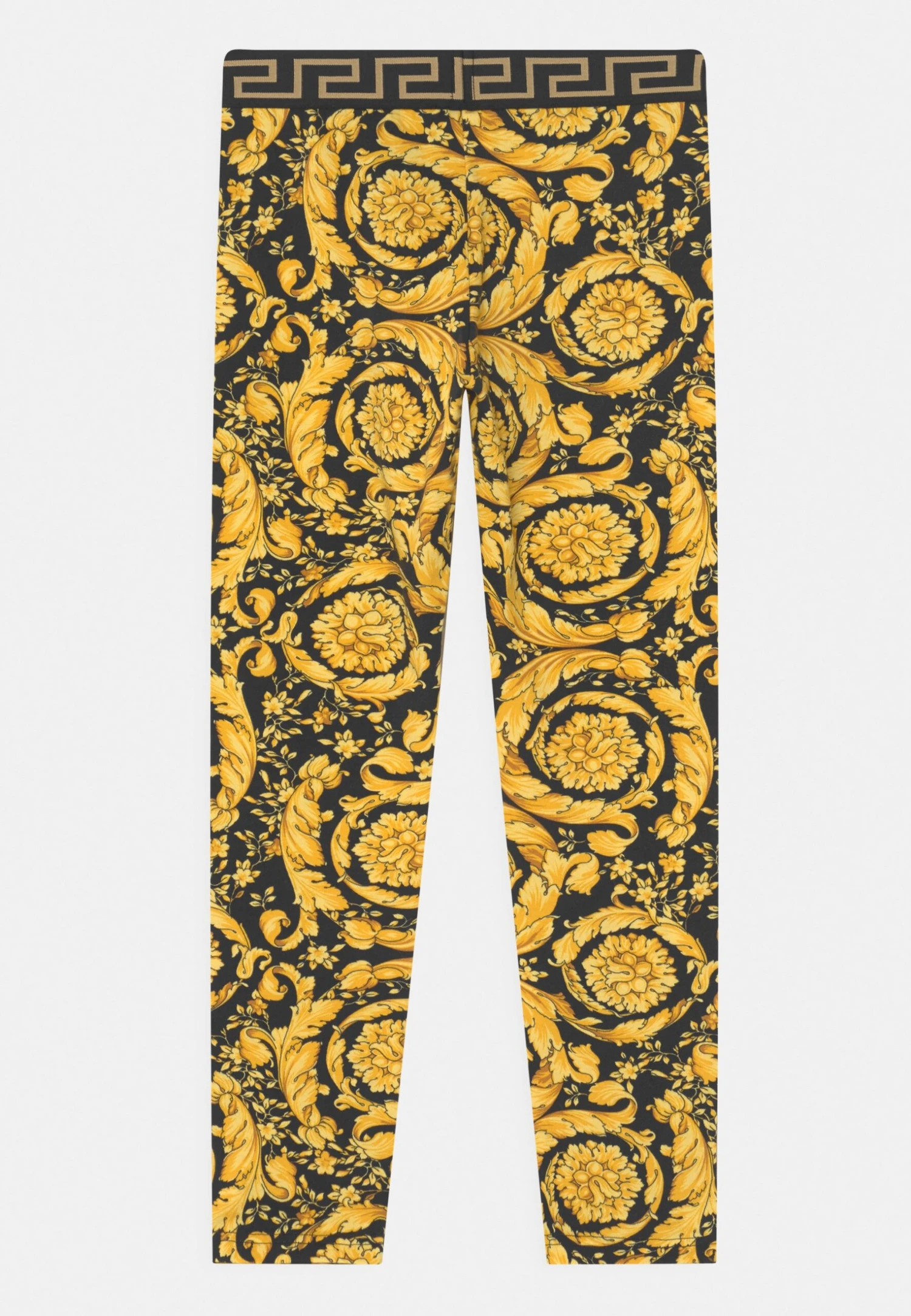 Versace Barocco KidsLeggingsNero/Oro Bambini Pantaloni 1VE23B00A-F11 2 Versace Barocco KidsLeggingsNero/Oro Bambini Pantaloni 1VE23B00A-F11 - immagine 2