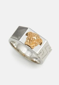 Versace Unisex - Anello - Silver-Coloured -Accessories ebbdf4766d7f49f69d3a85eeaaa0093e