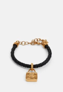 Versace Bracelet UnisexBraccialeBlack/Gold-Coloured Uomo Gioielli 1VE54L06N-Q11
