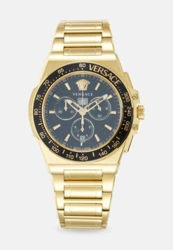 Greca Extreme ChronoCronografoGold-Coloured Black Uomo Orologi VEF52M04F-F11