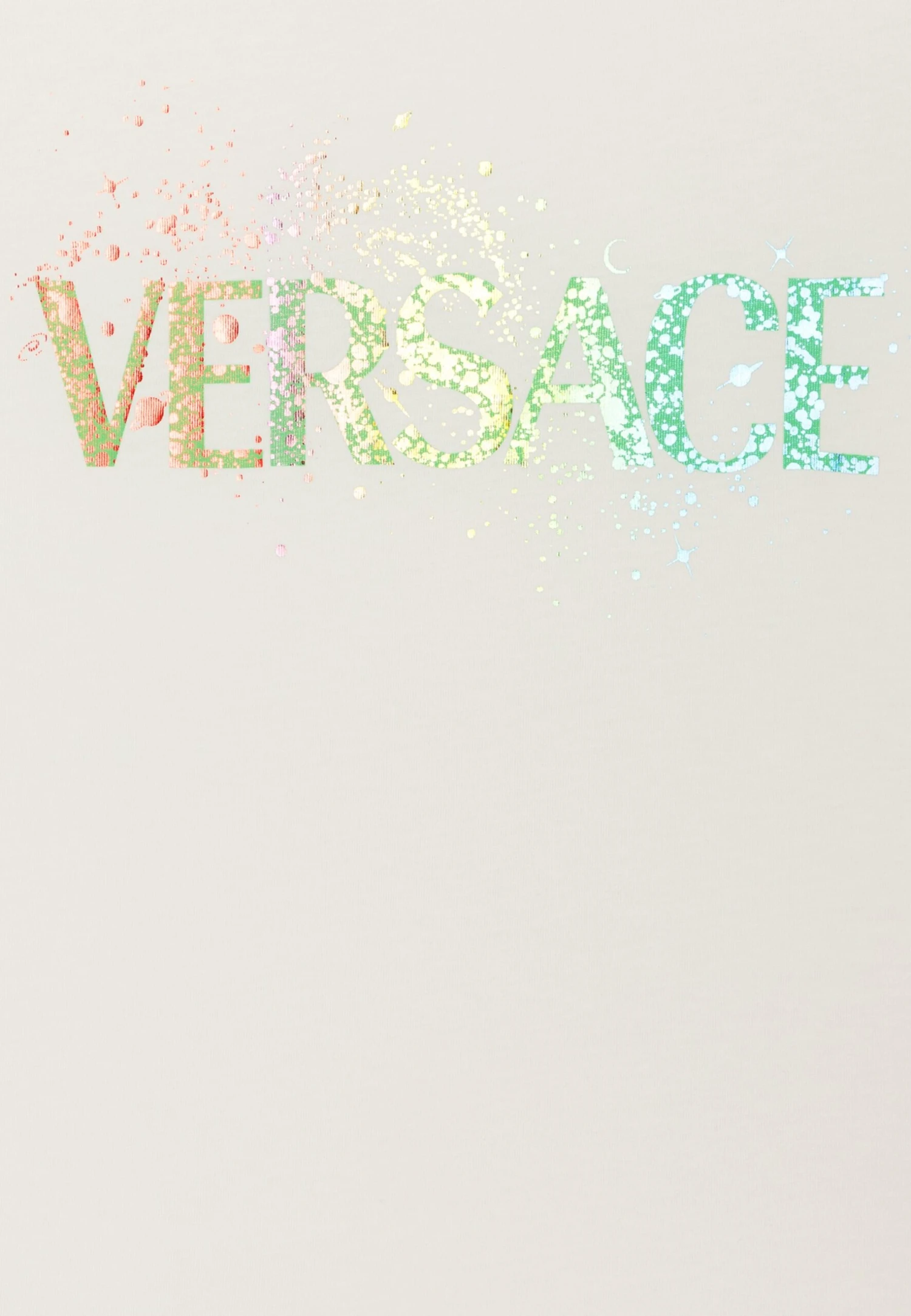 Versace St Ologram Logo UnisexT-Shirt Con StampaBianco/Azzurro Bambini T-shirt & Top 1VE26G02V-A11 3 Versace St Ologram Logo UnisexT-Shirt Con StampaBianco/Azzurro Bambini T-shirt & Top 1VE26G02V-A11 - immagine 3