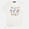 Versace St. FreedomT-Shirt Con StampaBianco/Multicolor Bambini T-shirt & Top 1VE23G00K-A11