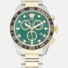 Greca DomeCronografoSilver-Colored/Gold-Colored/Green Uomo Orologi VEF52M04A-D11