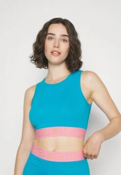 Versace Underwear Tank TopBustinoMediterranean Blue/Flamingo Donna Intimo 1VE81A01X-K11