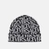 Versace Beanie Allover Serie UnisexBerrettoBlack/White Donna Cappelli E Foulard 1VE54P00B-Q11