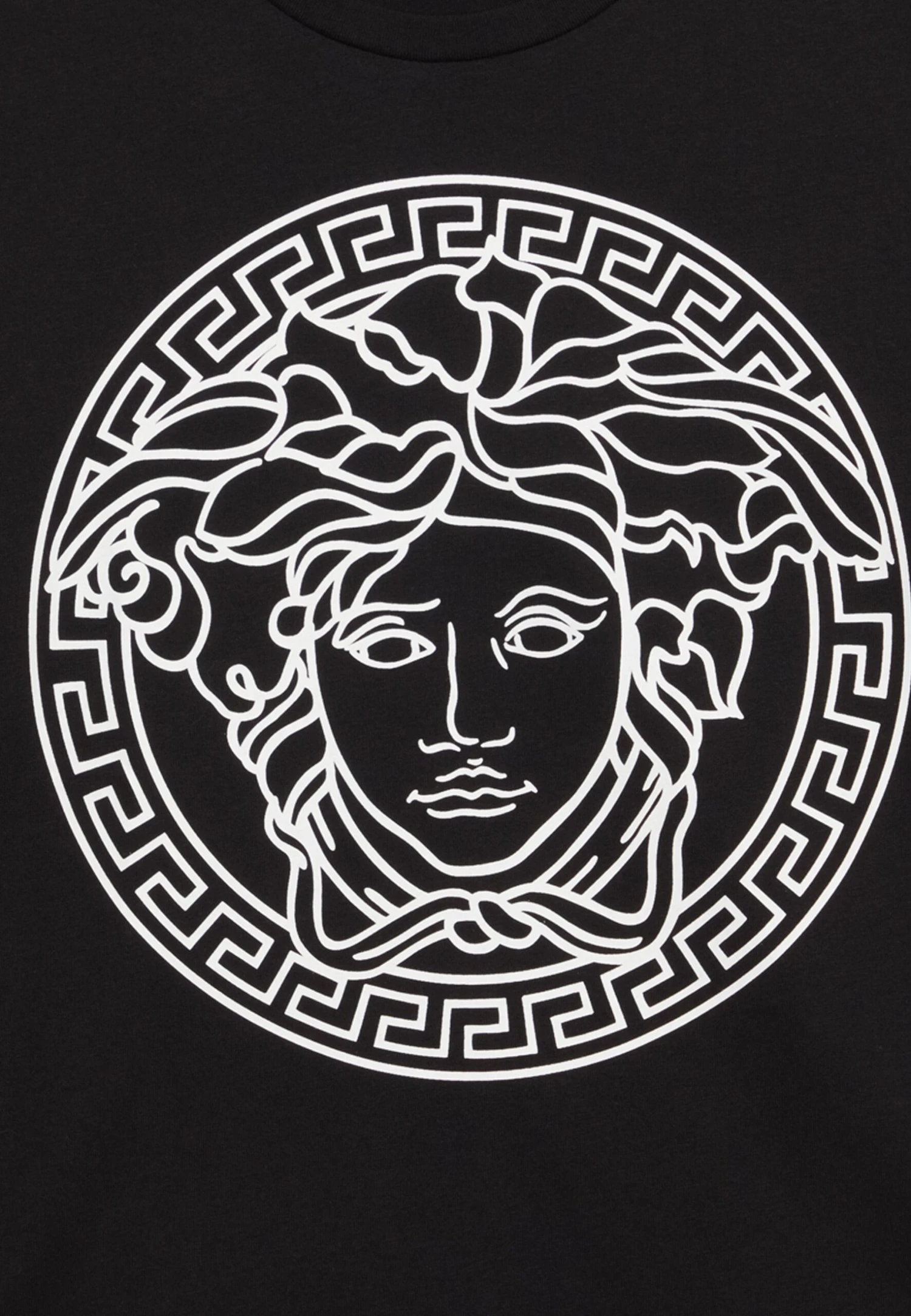 Versace Medusa UnisexT-Shirt Con StampaNero Bianco Bambini T-shirt & Top 1VE26G02A-Q11 3 Versace Medusa UnisexT-Shirt Con StampaNero Bianco Bambini T-shirt & Top 1VE26G02A-Q11 - immagine 3