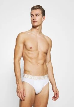 Versace Basso Intimo Uomo 2 Pack - Slip - Nero/Bianco/Oro