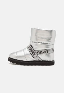Versace Bootie Unisex - Stivali Da Neve- Silver/Black